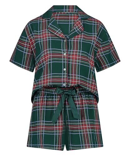 Hunkemöller Pyjamaset Twill - Ponderosa Pine - S von HUNKEMÖLLER