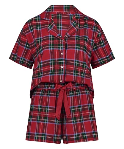 Hunkemöller Pyjamaset Twill - Salsa - S von HUNKEMÖLLER