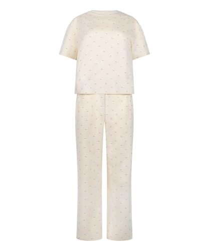 Hunkemöller Pyjamaset - Whitecap Gray - S von HUNKEMÖLLER