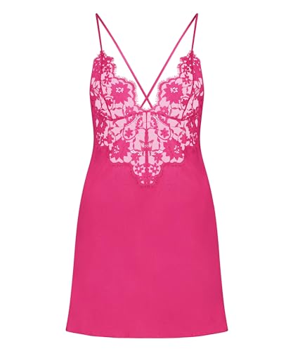 Hunkemöller Slipdress MYA - Fuchsia Purple - XL von HUNKEMÖLLER