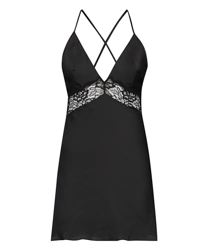 Hunkemöller Slipdress Nina - Black - 2XL von HUNKEMÖLLER