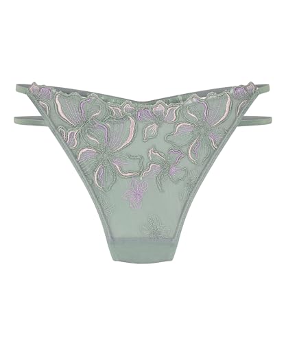 Hunkemöller String Lauren - Iceberg Green - S von HUNKEMÖLLER