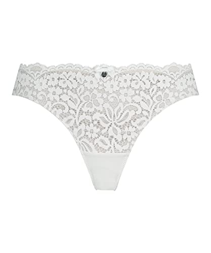 Hunkemöller String Marine - Snow White - XS von HUNKEMÖLLER