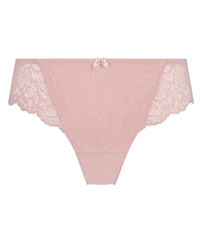 Hunkemöller String Sophie - Silver pink - L von HUNKEMÖLLER