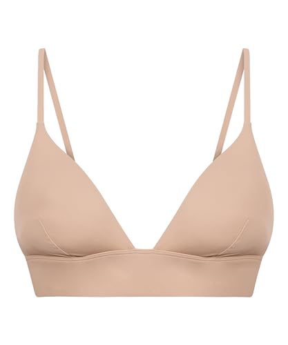Hunkemöller Triangel Bralette Smooth - Rugby tan - M von HUNKEMÖLLER