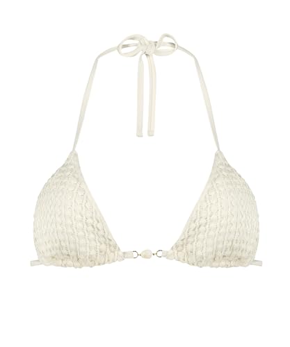 Hunkemöller Triangle-Bikini-Top Maui - Off White - XL von HUNKEMÖLLER