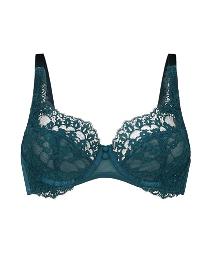 Hunkemöller Unwattierter Bügel-BH Daisy - Reflecting Pond - 70C von HUNKEMÖLLER