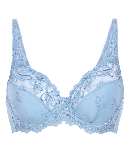 Hunkemöller Unwattierter Bügel-BH Diva - Bel air Blue - 95C von HUNKEMÖLLER