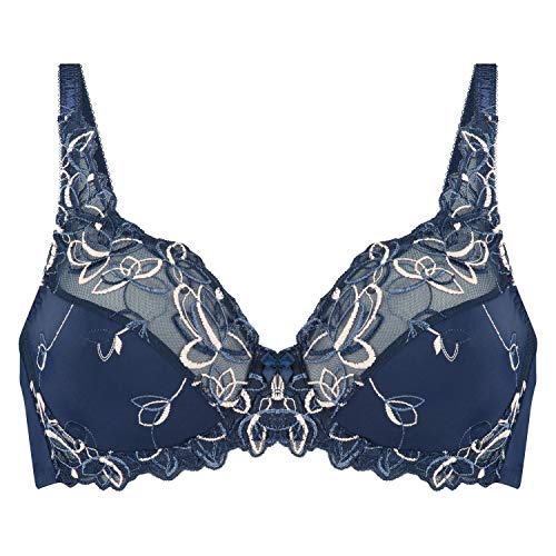 Hunkemöller Unwattierter Bügel-BH Diva - Medieval Blue - 75F von HUNKEMÖLLER