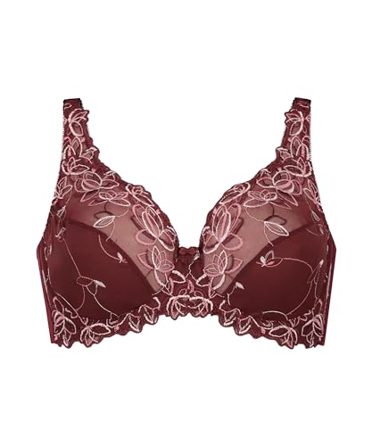 Hunkemöller Unwattierter Bügel-BH Diva - Windsor Wine - 70D von HUNKEMÖLLER