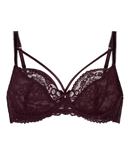 Hunkemöller Unwattierter Bügel-BH Isadora - Zinfandel - 85F von HUNKEMÖLLER