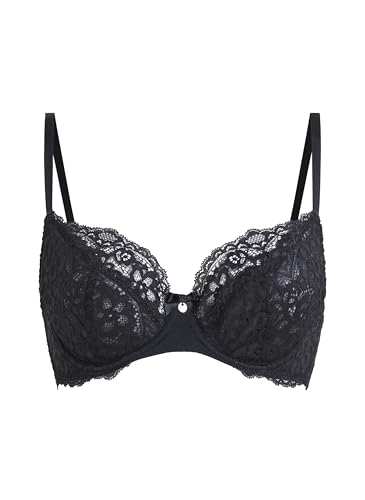 Hunkemöller Unwattierter Bügel-BH Marine - Caviar - 80F von HUNKEMÖLLER
