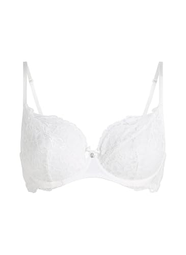 Hunkemöller Unwattierter Bügel-BH Marine - Snow White - 80F Hunkemöller Unwattierter Bügel-BH Marine - Snow White - 80F von HUNKEMÖLLER