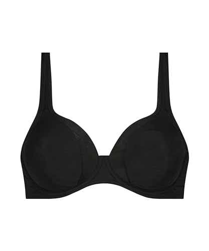 Hunkemöller Unwattierter Bügel-BH Mesh - Caviar - 75D von HUNKEMÖLLER