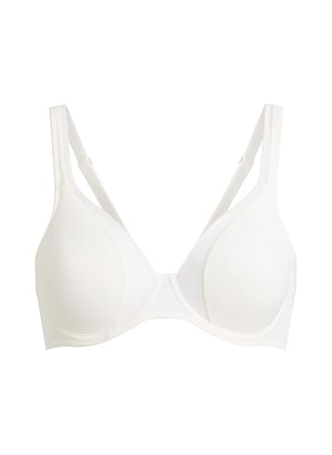 Hunkemöller Unwattierter Bügel-BH Mesh - Snow White - 70F von HUNKEMÖLLER