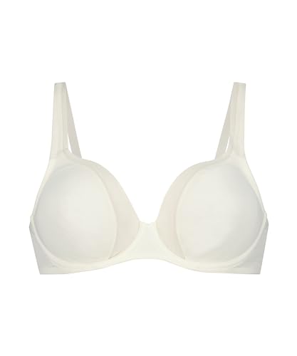 Hunkemöller Unwattierter Bügel-BH Mesh - Snow White - 80E von HUNKEMÖLLER