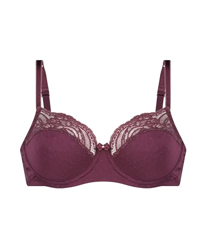 Hunkemöller Unwattierter Bügel-BH Sophie - Italian Plum - 75D von HUNKEMÖLLER