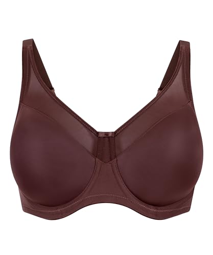 Hunkemöller Unwattierter Minimizer-Bügel-BH Nina - Chicory Coffee - 75F von HUNKEMÖLLER