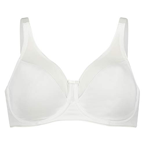 Hunkemöller Unwattierter Minimizer-Bügel-BH Nina - White - 95C von HUNKEMÖLLER
