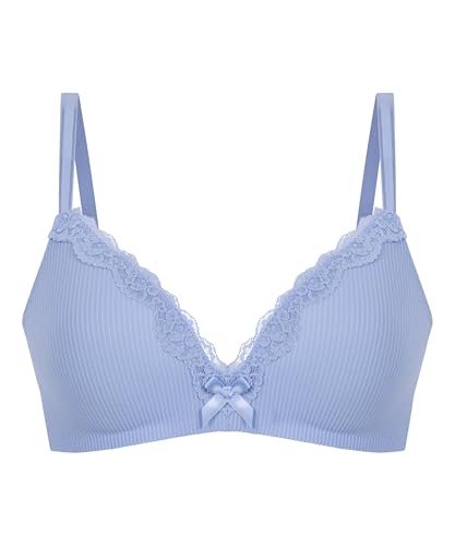 Hunkemöller Vorgeformter BH ohne Bügel Lola - Bel air Blue - 80C von HUNKEMÖLLER