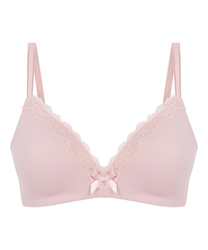 Hunkemöller Vorgeformter BH ohne Bügel Lola - Silver pink - 80A von HUNKEMÖLLER