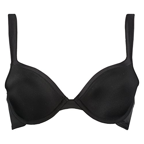 Hunkemöller Vorgeformter Bügel-BH, Satin Fleece - Black - 75A von HUNKEMÖLLER