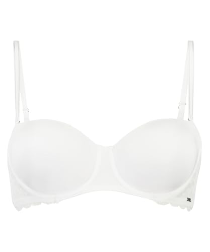 Hunkemöller Vorgeformter Bügel-BH Angie, Strapless - White - 70A von HUNKEMÖLLER