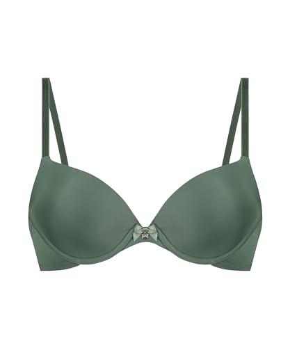 Hunkemöller Vorgeformter Bügel-BH Plunge - Dark Forest - 70A von HUNKEMÖLLER