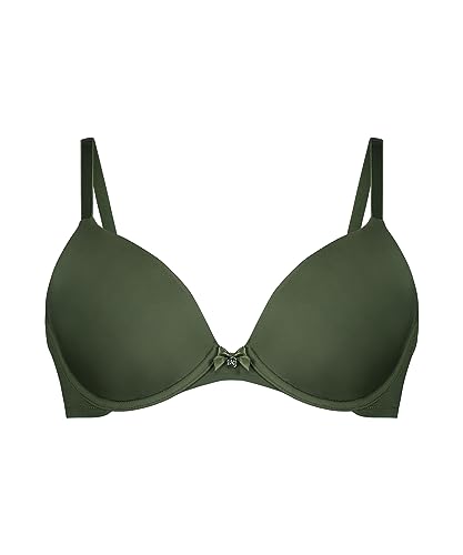 Hunkemöller Vorgeformter Bügel-BH Plunge - Kombu Green - 75B von HUNKEMÖLLER