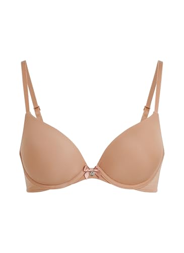 Hunkemöller Vorgeformter Bügel-BH Plunge - Mocha Mousse - 75C von HUNKEMÖLLER