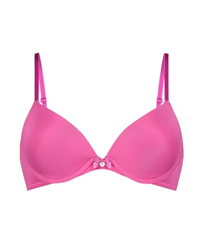 Hunkemöller Vorgeformter Bügel-BH Plunge - Raspberry Rose - 80B von HUNKEMÖLLER