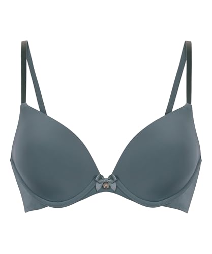 Hunkemöller Vorgeformter Bügel-BH Plunge - Stormy Weather - 85B von HUNKEMÖLLER