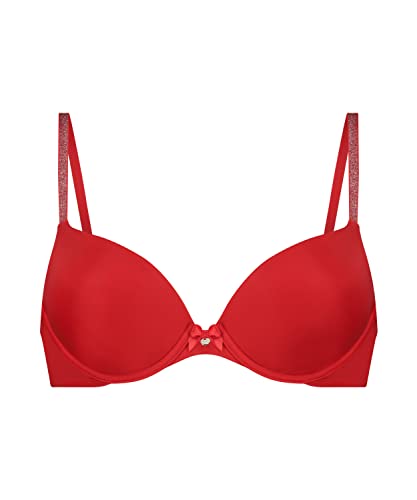 Hunkemöller Vorgeformter Bügel-BH Plunge - Tango red - 70C von HUNKEMÖLLER