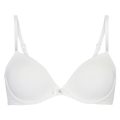 Hunkemöller Vorgeformter Bügel-BH Plunge - White - 70D von HUNKEMÖLLER