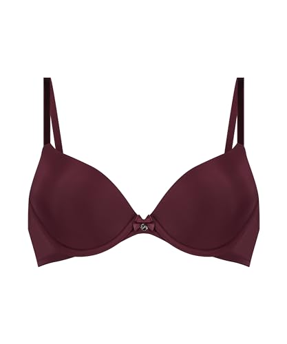 Hunkemöller Vorgeformter Bügel-BH Plunge - Windsor Wine - 70C von HUNKEMÖLLER