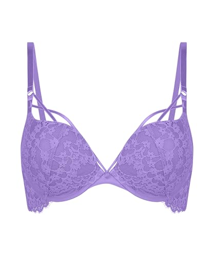 Hunkemöller Vorgeformter Maximizer-Bügel-BH Daisy - Paisley Purple - 80C von HUNKEMÖLLER