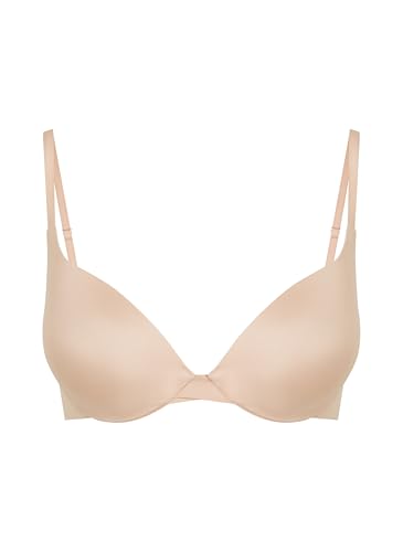 Hunkemöller Vorgeformter Push-Up-Bügel-BH Smooth - Rugby tan - 80C von HUNKEMÖLLER