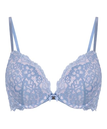 Hunkemöller Vorgeformter Push-up-Bügel-BH Marine - Bel air Blue - 70D von HUNKEMÖLLER