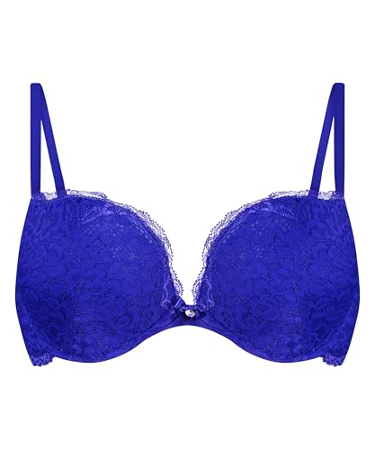 Hunkemöller Vorgeformter Push-up-Bügel-BH Marine - Clematis Blue - 85C von HUNKEMÖLLER