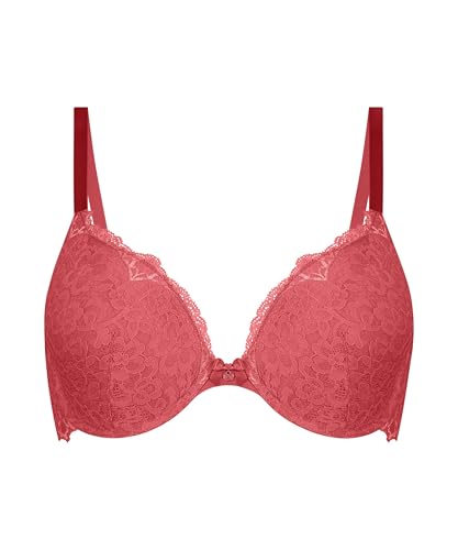 Hunkemöller Vorgeformter Push-up-Bügel-BH Marine - Mineral red - 70D von HUNKEMÖLLER