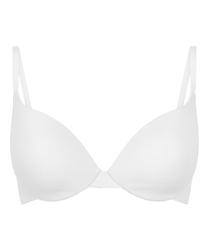 Hunkemöller Vorgeformter Push-up-Bügel-BH aus Baumwolle - Bright White - 70B von HUNKEMÖLLER
