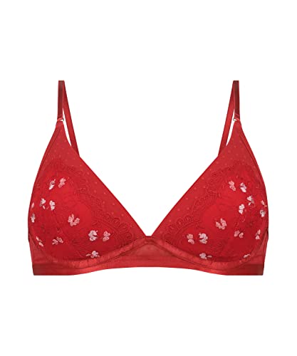 Hunkemöller Wattierter bügelloser BH Violet - Tango red - 85D von HUNKEMÖLLER