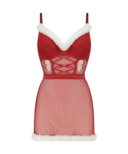 Hunkemöller Wired Slipkleid Sexy Santa - Tango red - 70B von HUNKEMÖLLER