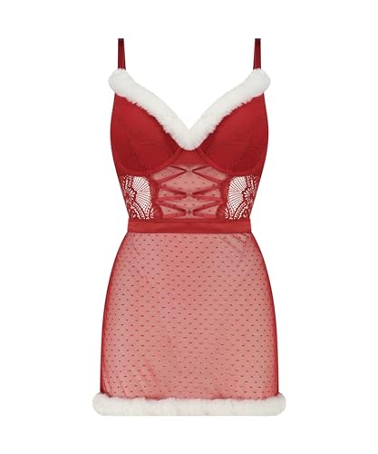 Hunkemöller Wired Slipkleid Sexy Santa - Tango red - 80C Hunkemöller Wired Slipkleid Sexy Santa - Tango red - 80C von HUNKEMÖLLER
