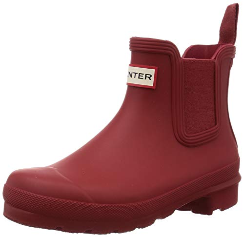 HUNTER Damen Chelsea Bootsschuh, Military red, 40.5 EU von HUNTER