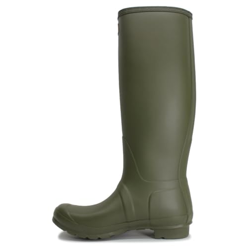 HUNTER Damen Gummistiefel khaki/feuerrot/weiß 38 von HUNTER