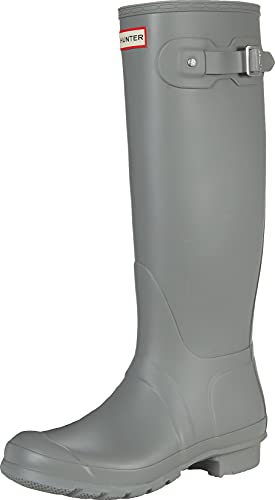 HUNTER Damen Gummistiefel grau 42 von HUNTER