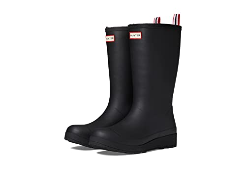 HUNTER Damen Gummistiefel schwarz/rot/weiß 42 von HUNTER