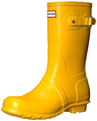 Hunter Damen ORIGINAL Short Gummistiefel, Gelb (Yellow) von HUNTER