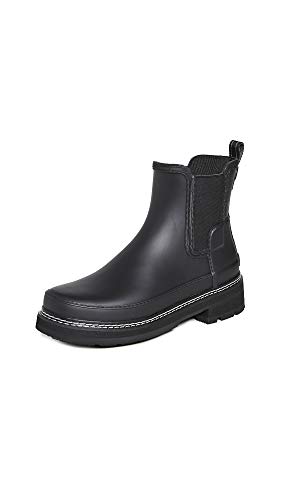 HUNTER Damen Refined Chelsea Bootsschuh, Black, 38 EU von HUNTER